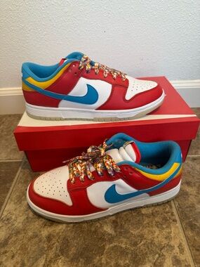 LeBron Fruity Pebbles Size 7.5m or 8.5w
